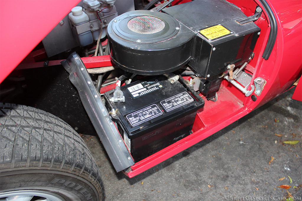 It's highly recommended you remove the battery to check for rust in the bottom of the battery box tray.