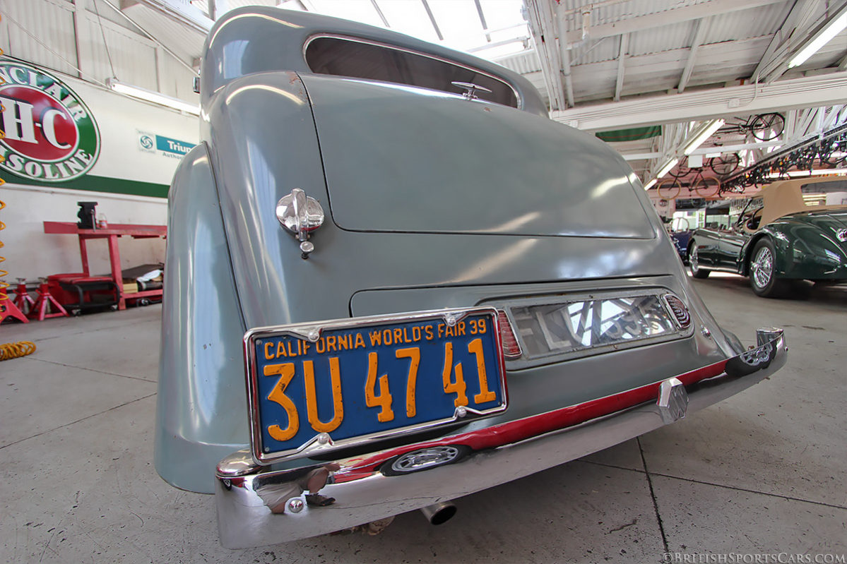 Justin Jurgen's pride and joy: a 1939 SS Jaguar 3.5-Litre Saloon.