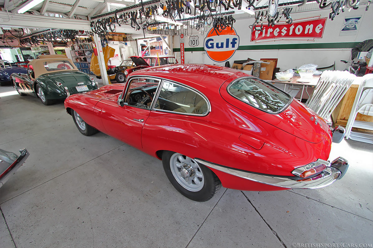 Peter Jurgens' prized 1966 Jaguar E-Type.