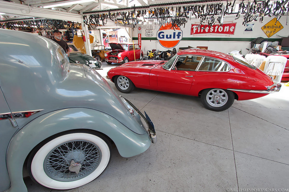 Justin and Peter Jurgens'  Jaguars.