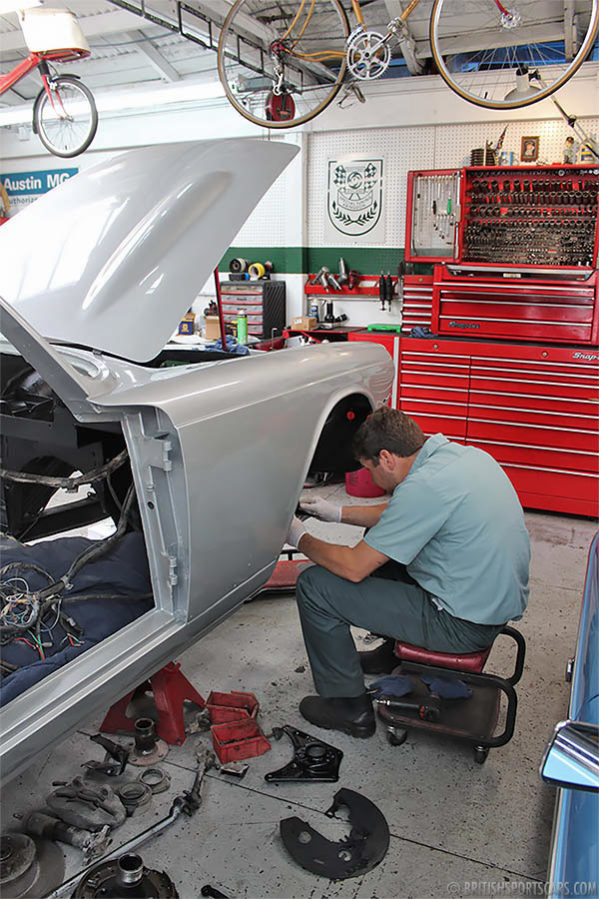 Triumph Italia Restoration at British Sports Cars