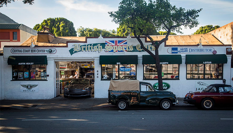 British Sports Cars - San Luis Obispo, California